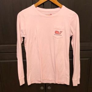 Vineyard vines pink Valentine long sleeve t shirt